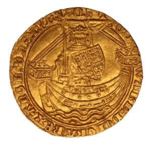 Edward III AD 1327-1377 Gold Noble Treaty Period London