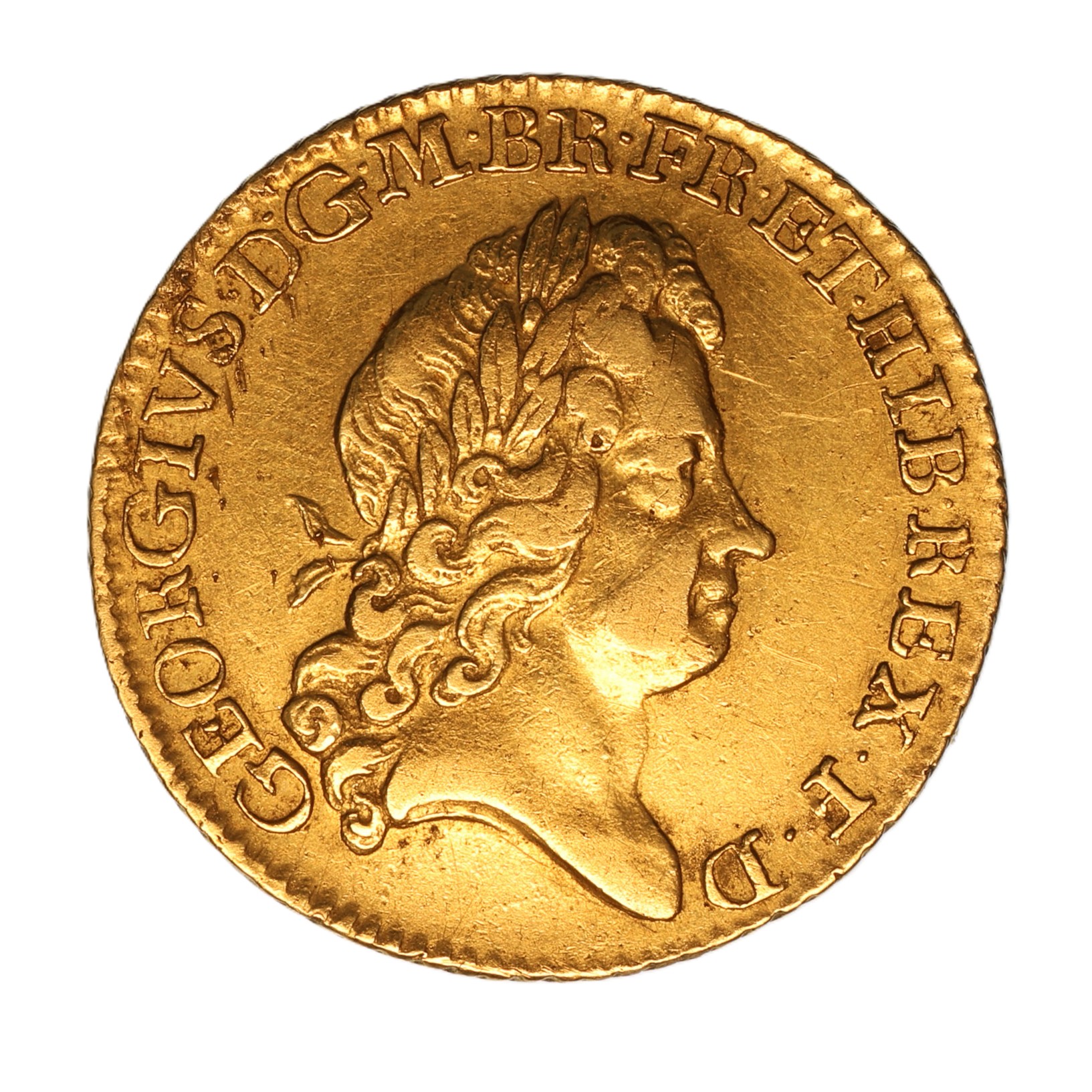 George I AD 1714-1727 Gold Guinea AD 1726