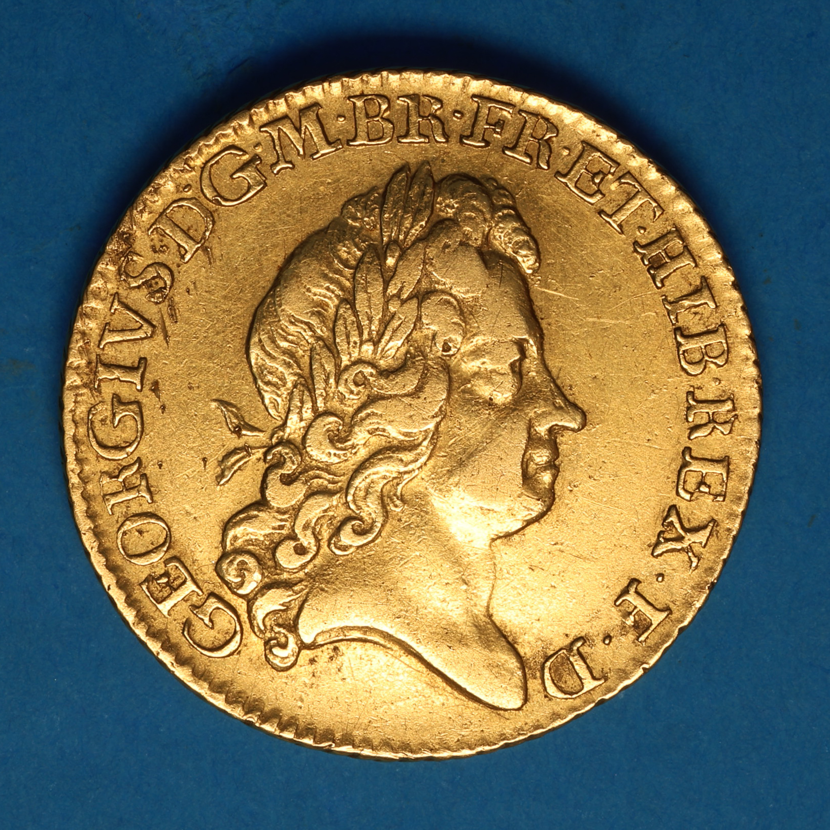 George I AD 1714-1727 Gold Guinea AD 1726 - Image 4
