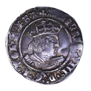 Henry VIII AD 1509-1547 Silver Groat 2nd Issue mm. sunburst *Rare*