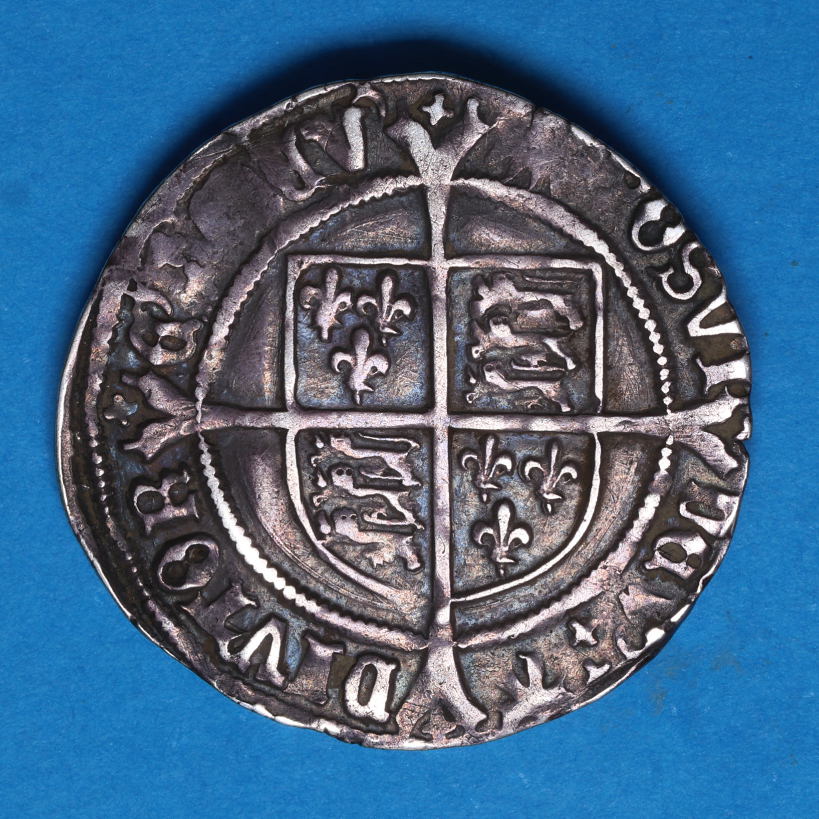 Henry VIII AD 1509-1547 Silver Groat 2nd Issue mm. sunburst *Rare* - Image 4