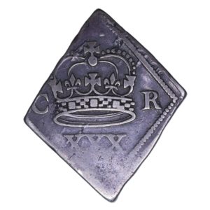 Charles I AD 1625-1649 English Civil War Siege Piece Silver Halfcrown Newark AD 1646