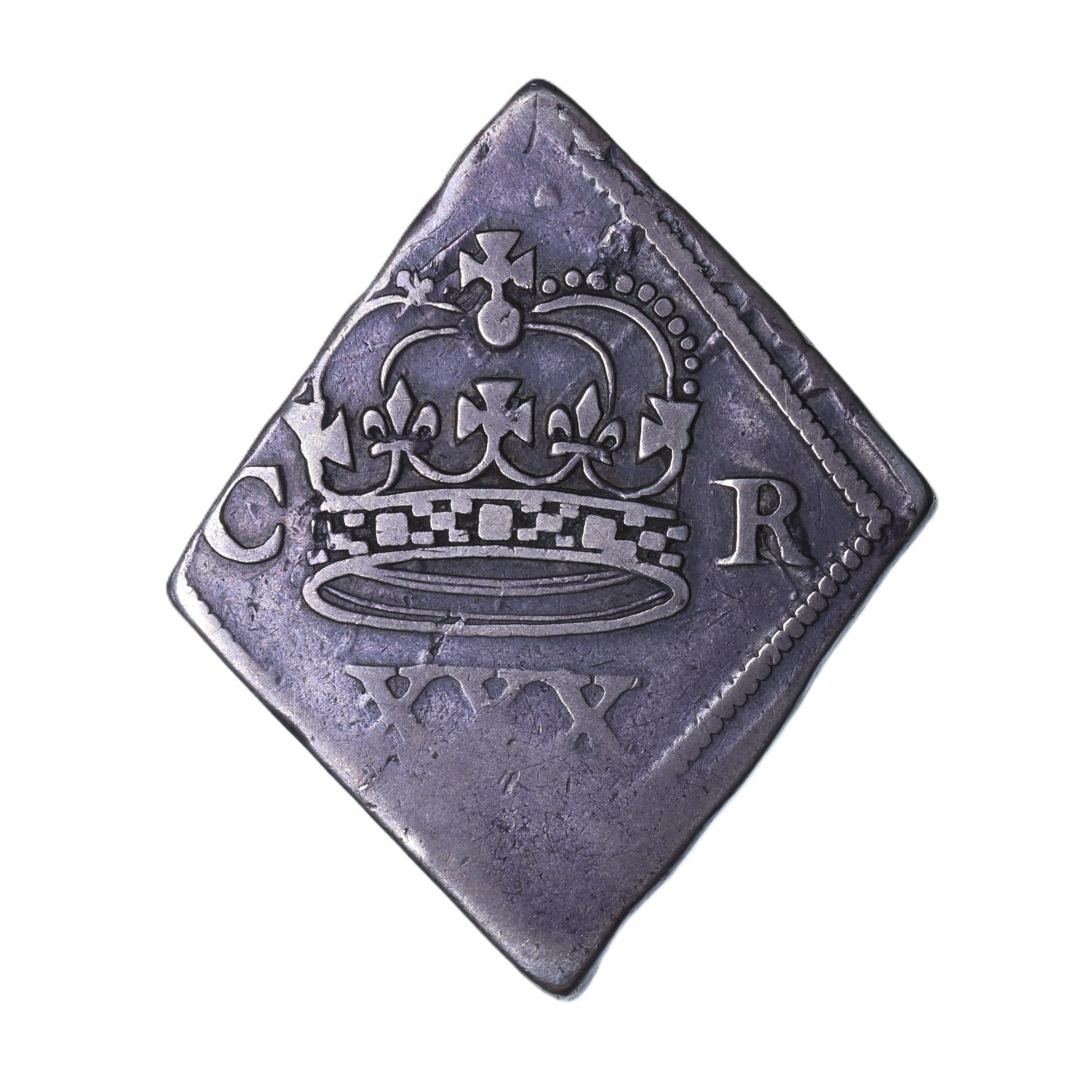 Charles I AD 1625-1649 English Civil War Siege Piece Silver Halfcrown Newark AD 1646 - Image 5
