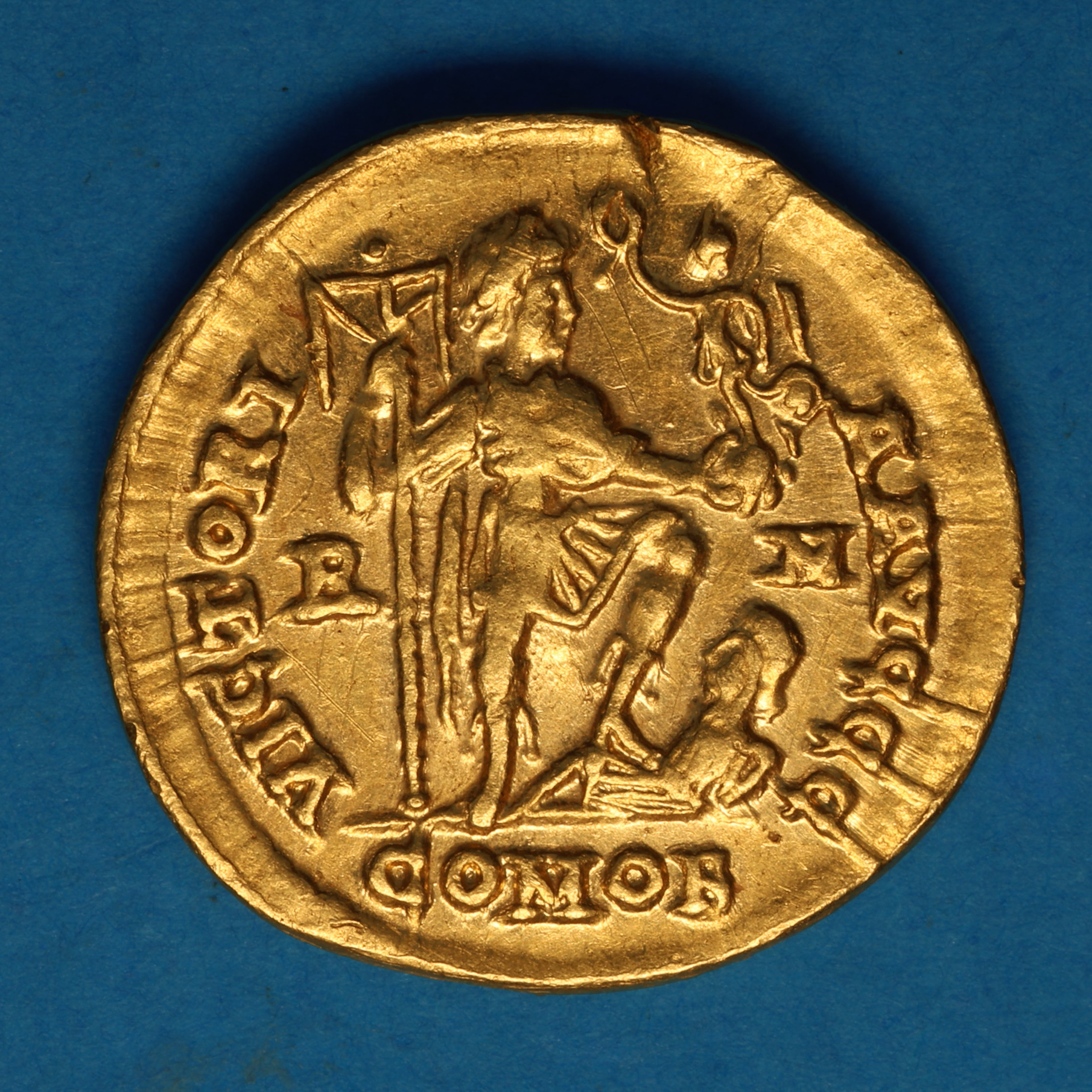 Honorius AD 393-423 Gold Solidus Rome - Image 4
