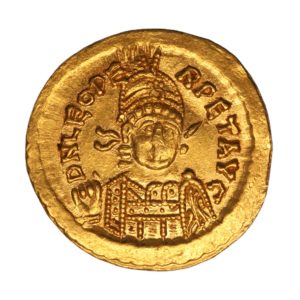 Leo I AD 457-474 Gold Solidus Constantinople