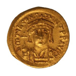 Byzantine Tiberius II AD 578-582 Gold Solidus Constantinople
