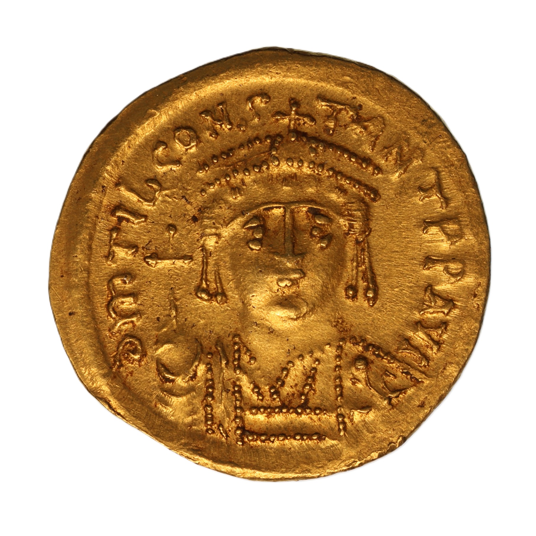 Byzantine Tiberius II AD 578-582 Gold Solidus Constantinople