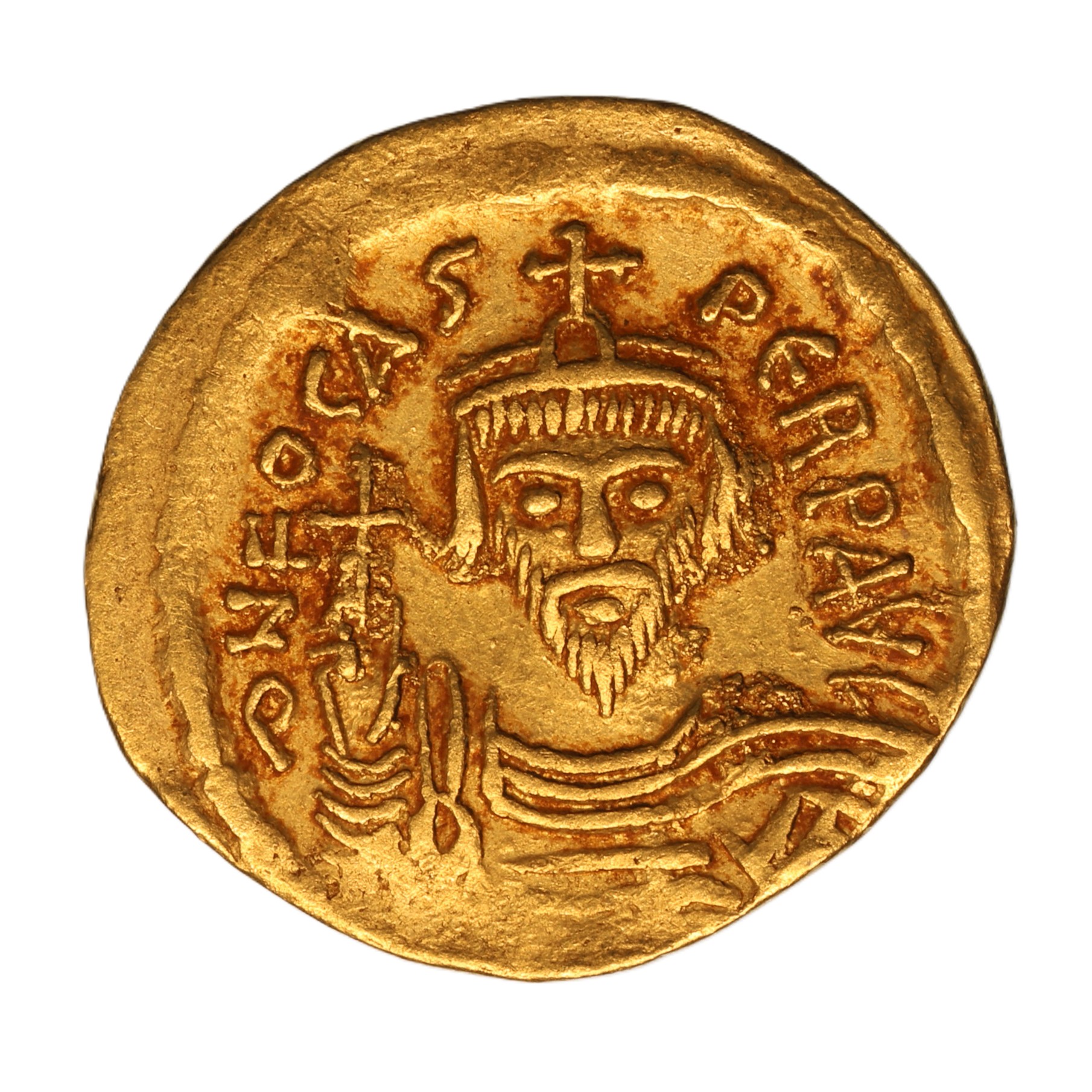 Byzantine Phocas AD 602-610 Gold Solidus Constantinople
