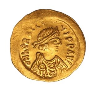 Byzantine Heraclius AD 610-641 Gold Tremissis Constantinople