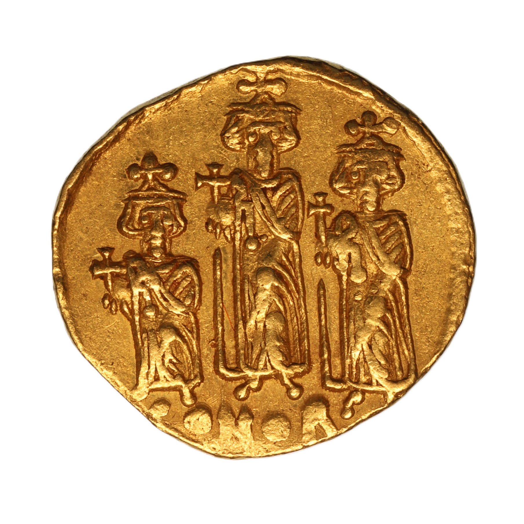 Byzantine Constans AD 641-668 Gold Solidus Constantinople - Image 2