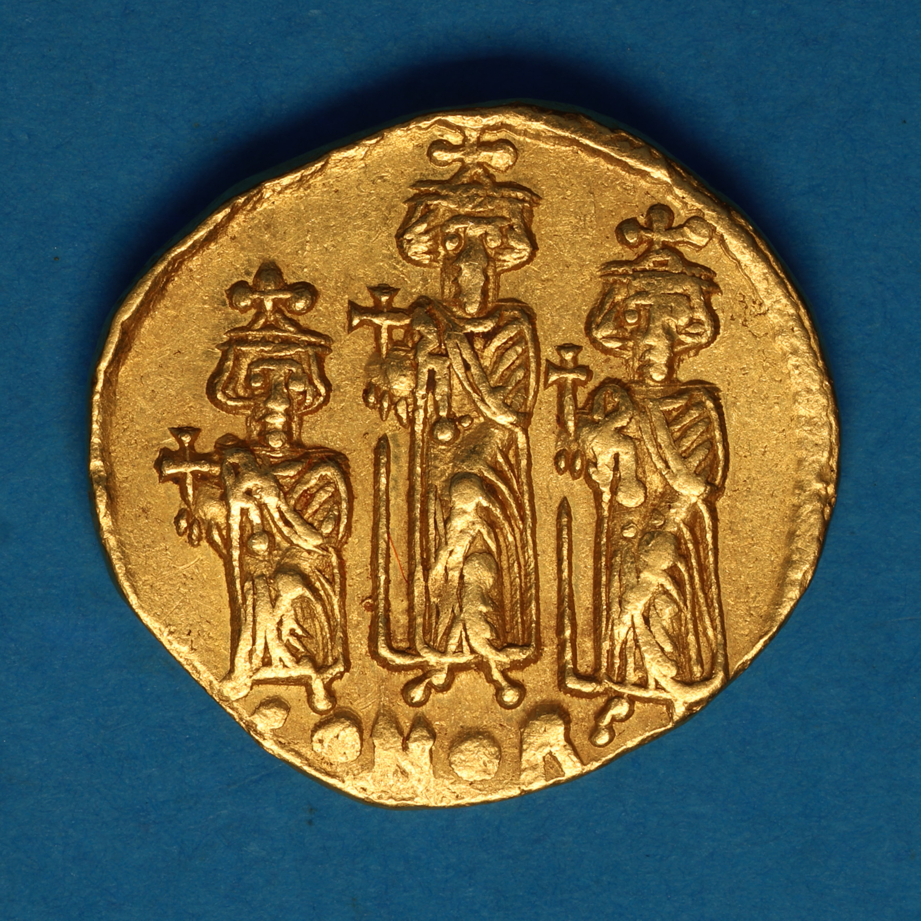 Byzantine Constans AD 641-668 Gold Solidus Constantinople - Image 4
