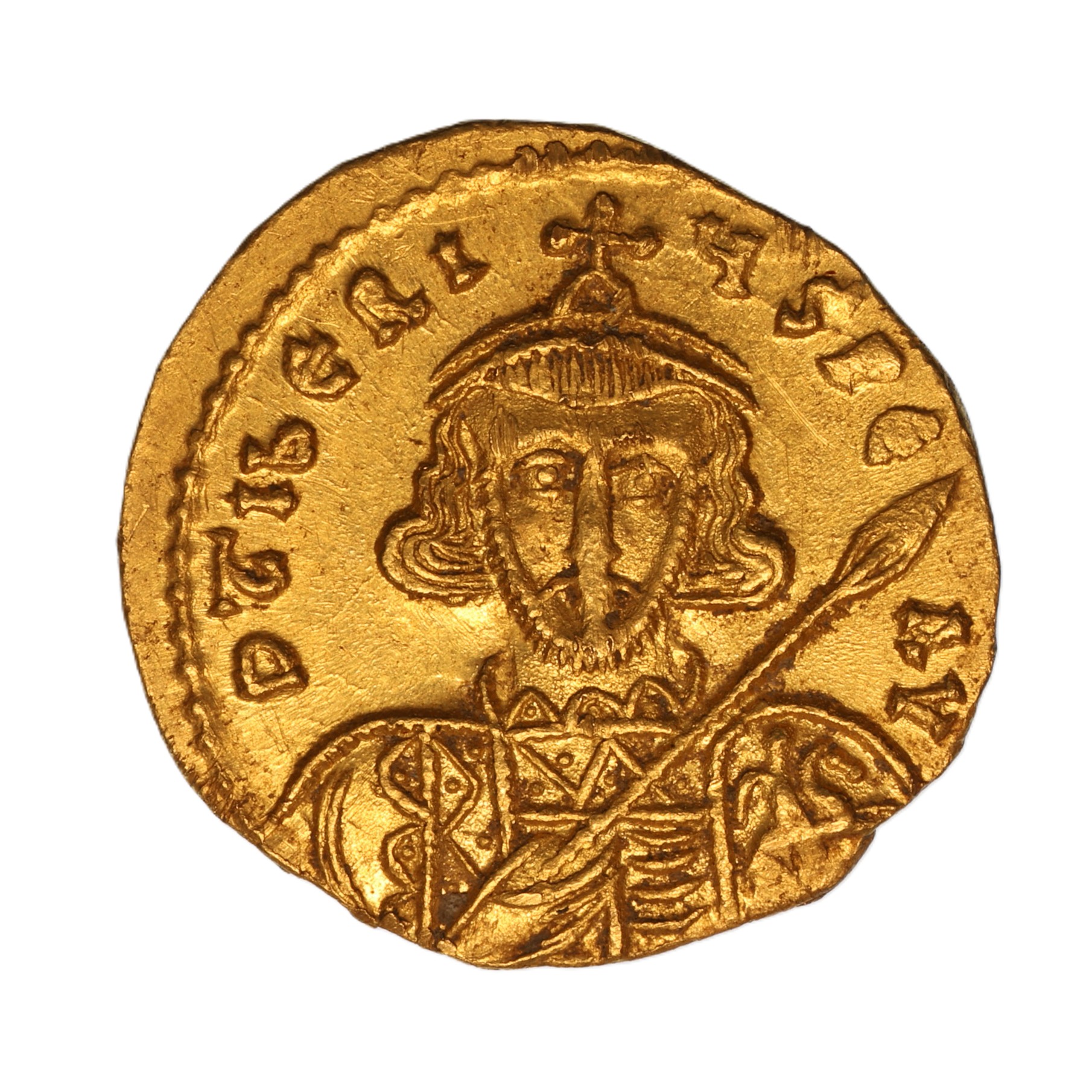 Byzantine Tiberius III AD 698-705 Gold Solidus Constantinople