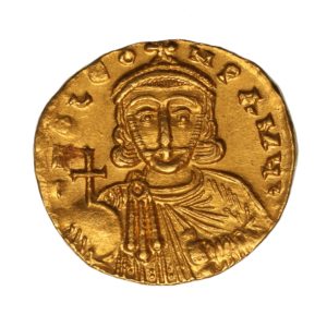 Byzantine Leo III & Constantine V AD 717-741 Gold Solidus Constantinople