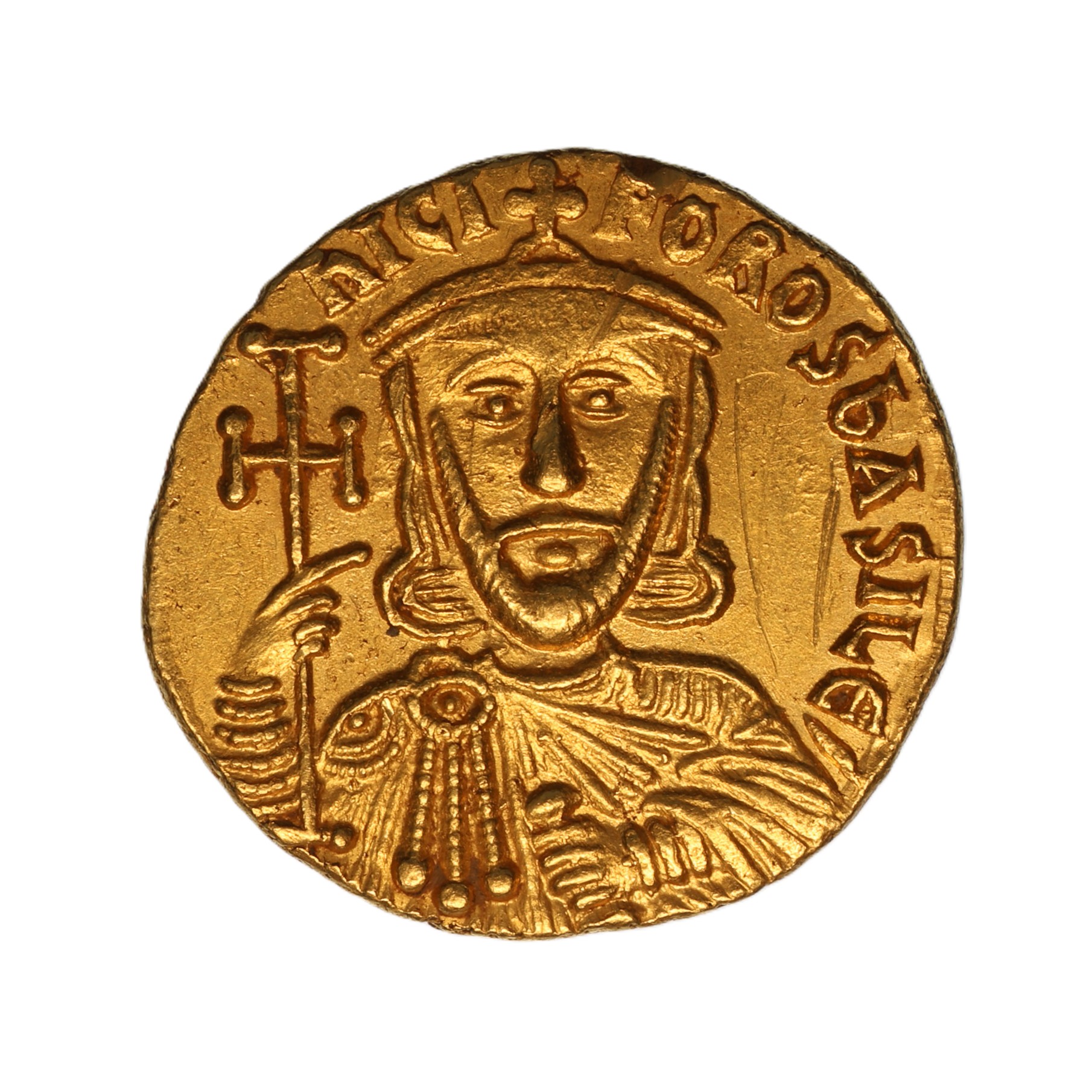Byzantine Nicephorus I & Stauracius AD 802-811 Gold Solidus Constantinople