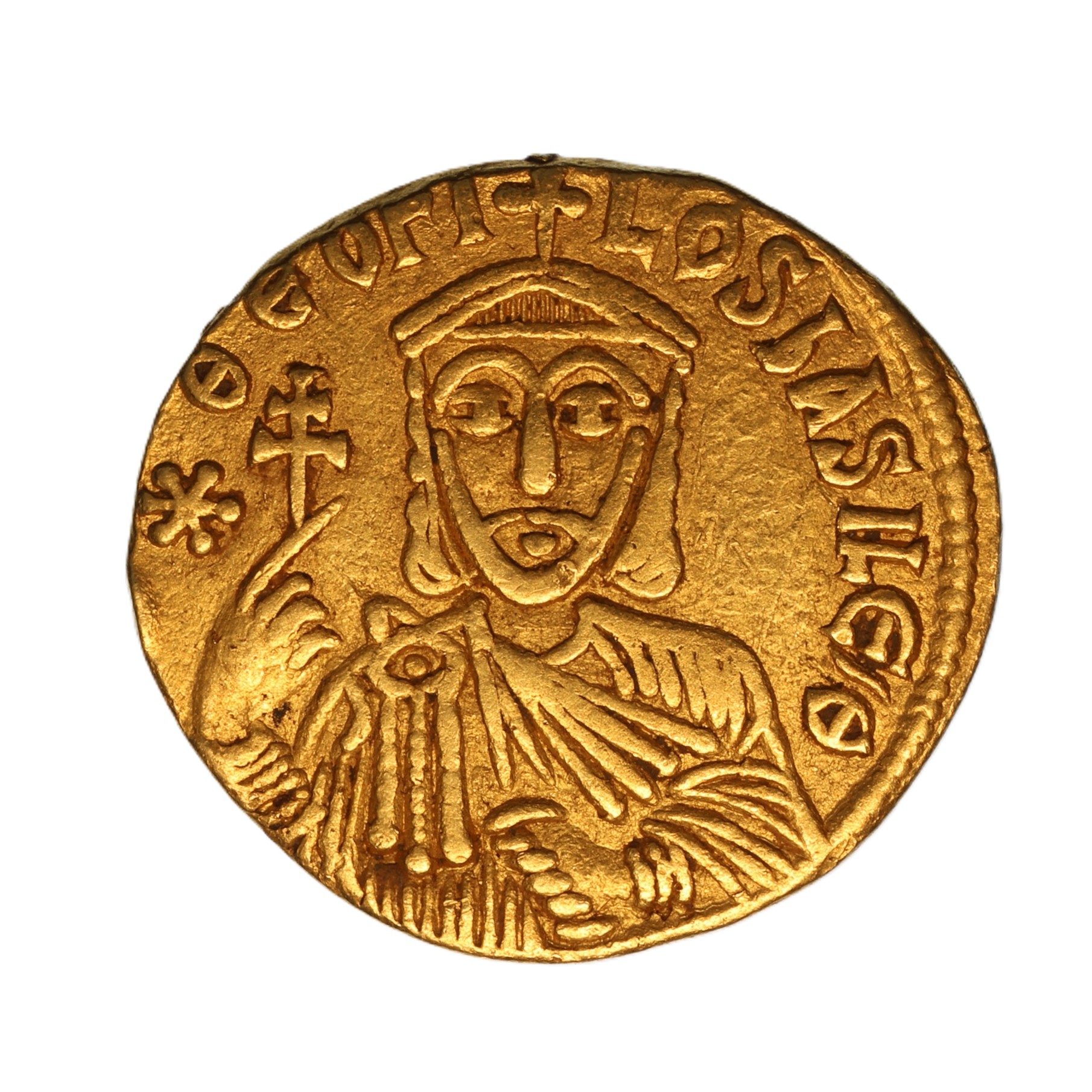 Byzantine Theophilus, Constantine & Michael II AD 829-842 Gold Solidus Constantinople