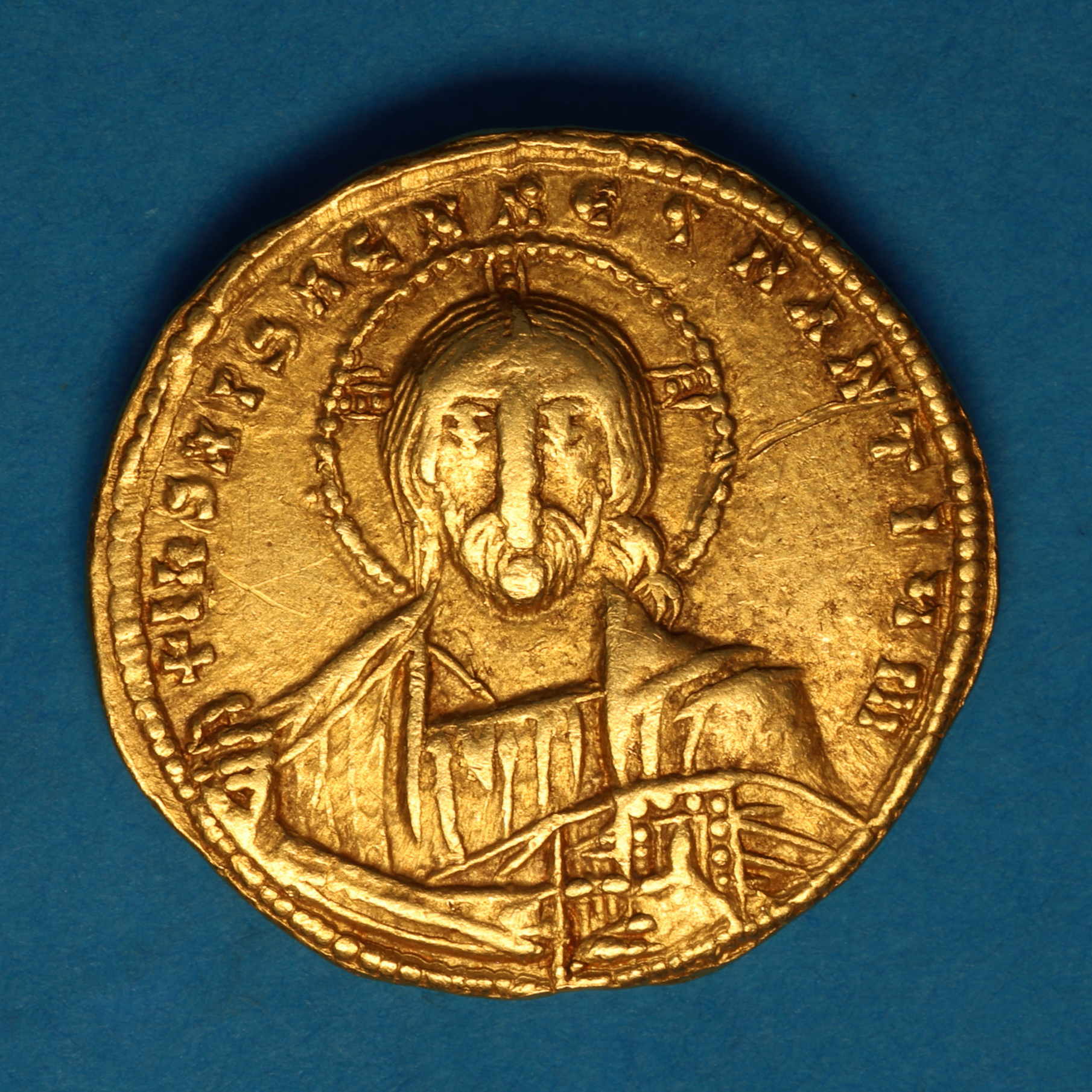 Byzantine Constantine VII & Romanus II AD 913-959 Gold Solidus Constantinople - Image 3