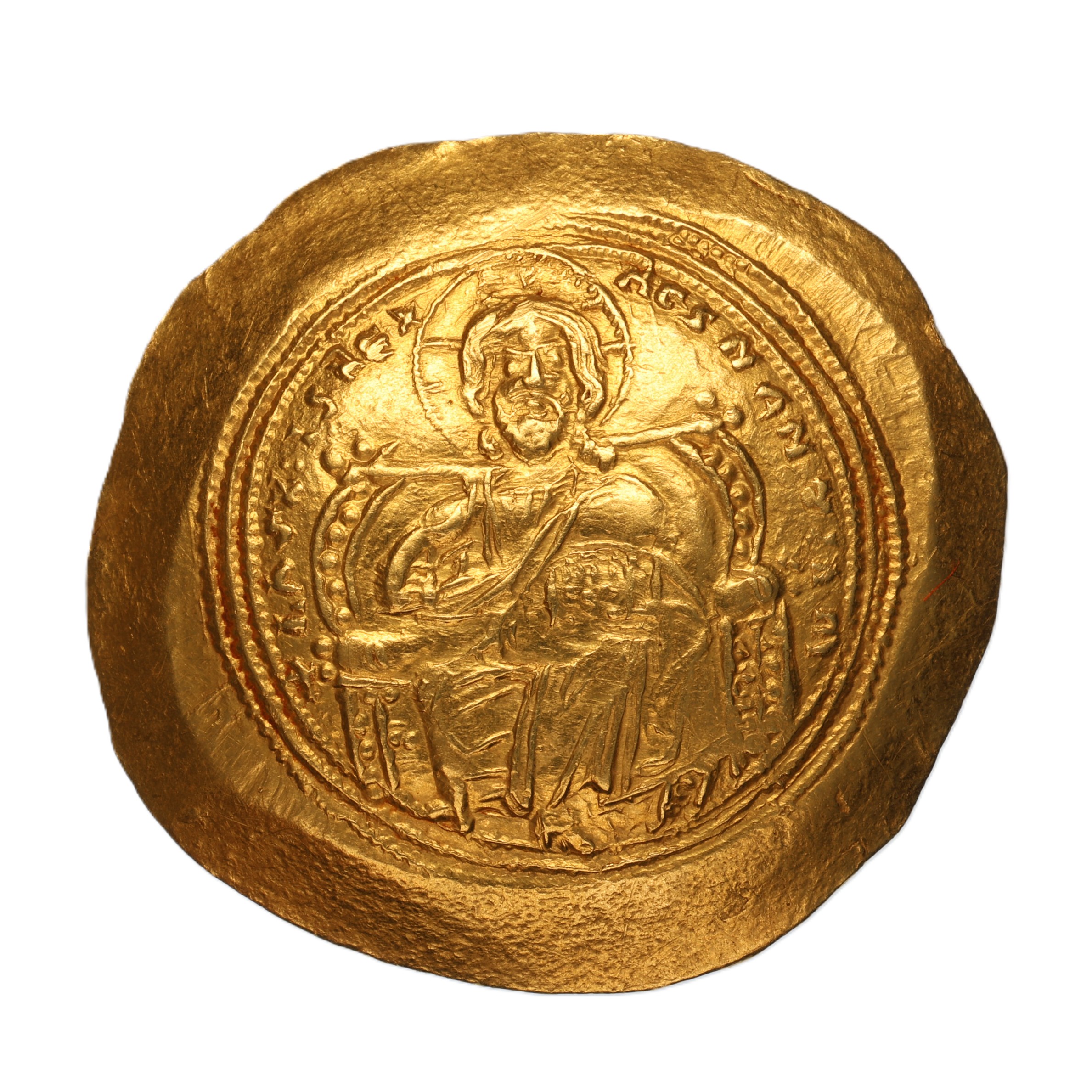 Byzantine Constantine IX AD 1042-1055 Gold Histamenon Constantinople