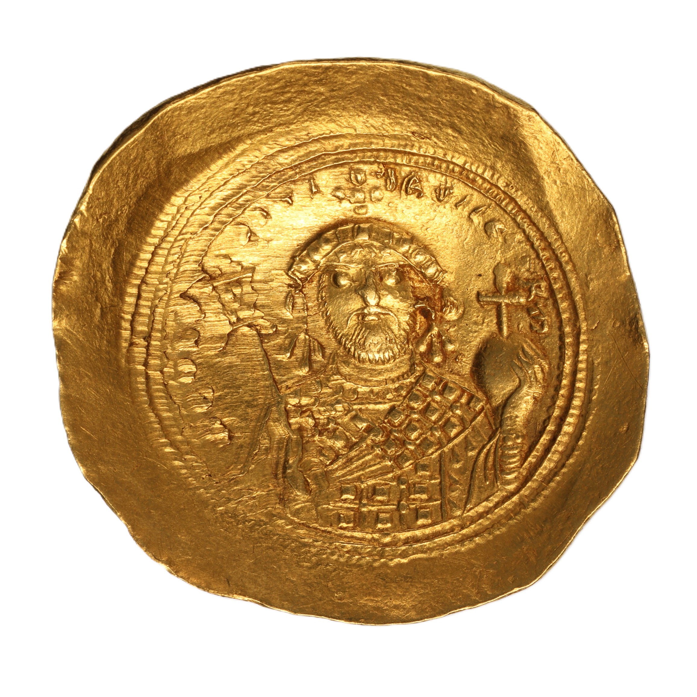 Byzantine Constantine IX AD 1042-1055 Gold Histamenon Constantinople - Image 2