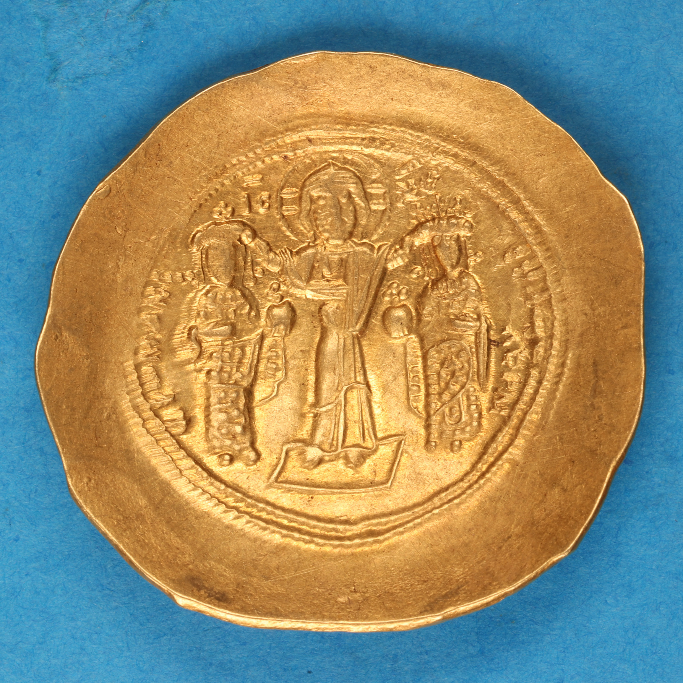 Byzantine Romanus IV & Eudocia AD 1068-1071 Gold Histamenon Nomisma Constantinople - Image 4