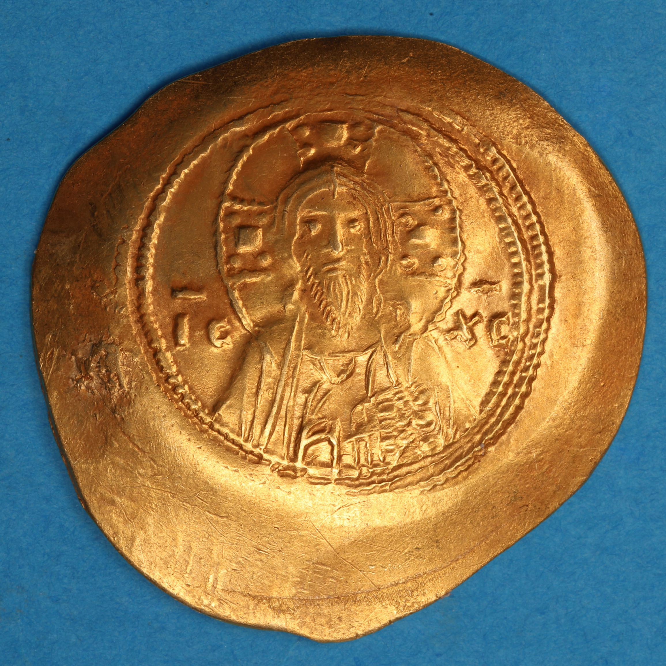 Byzantine Michael VII AD 1071-1078 Gold Histamenon Constantinople - Image 3