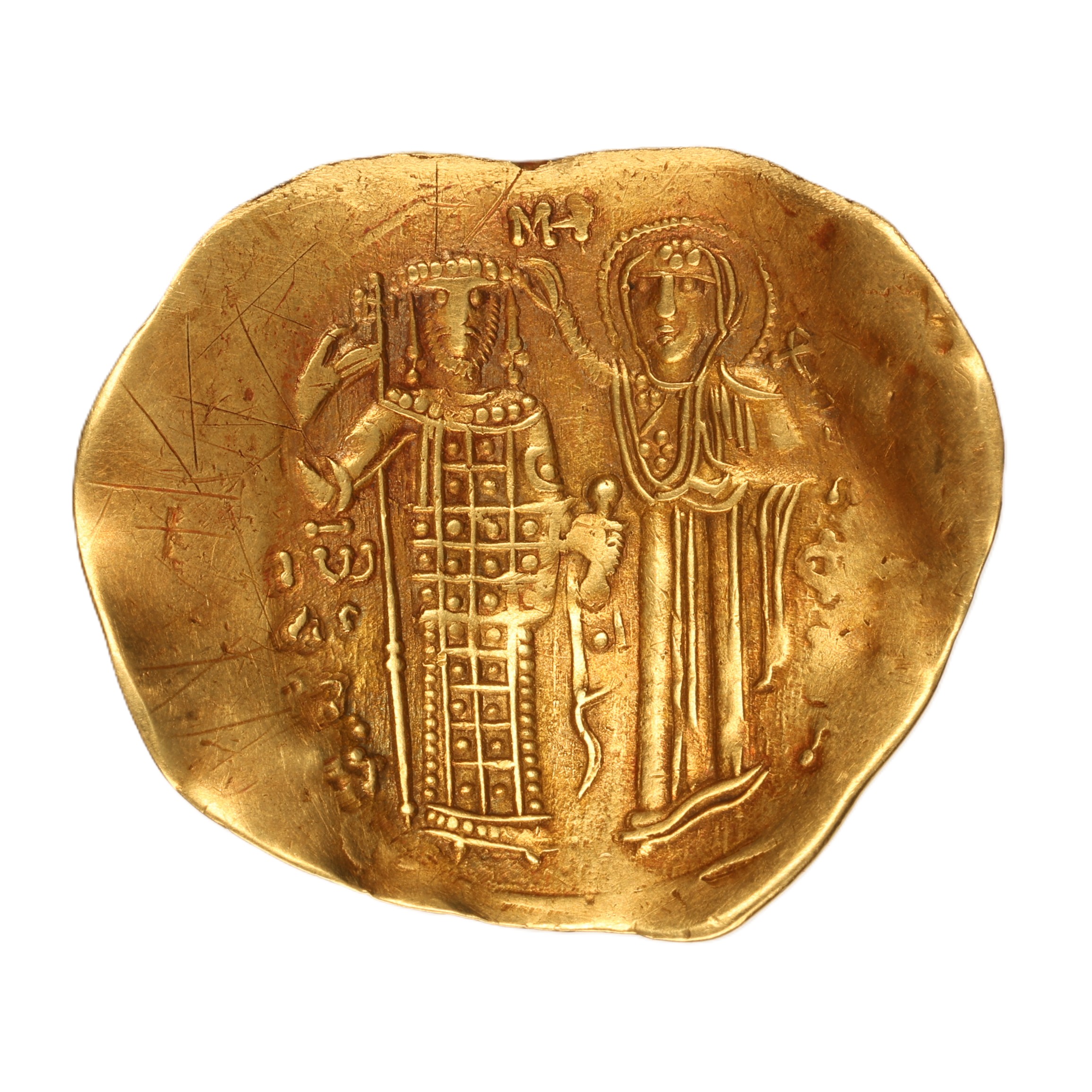 Byzantine John II Comnenus AD 1185-1143 Gold Hyperpyron Thessalonica - Image 2