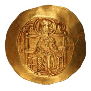 Byzantine Isaac II Angelus AD 1185-1195 Gold Hyperpyron Constantinople