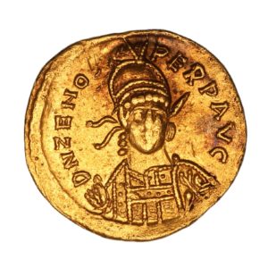 Zeno AD 476-491 Gold Solidus Constantinople
