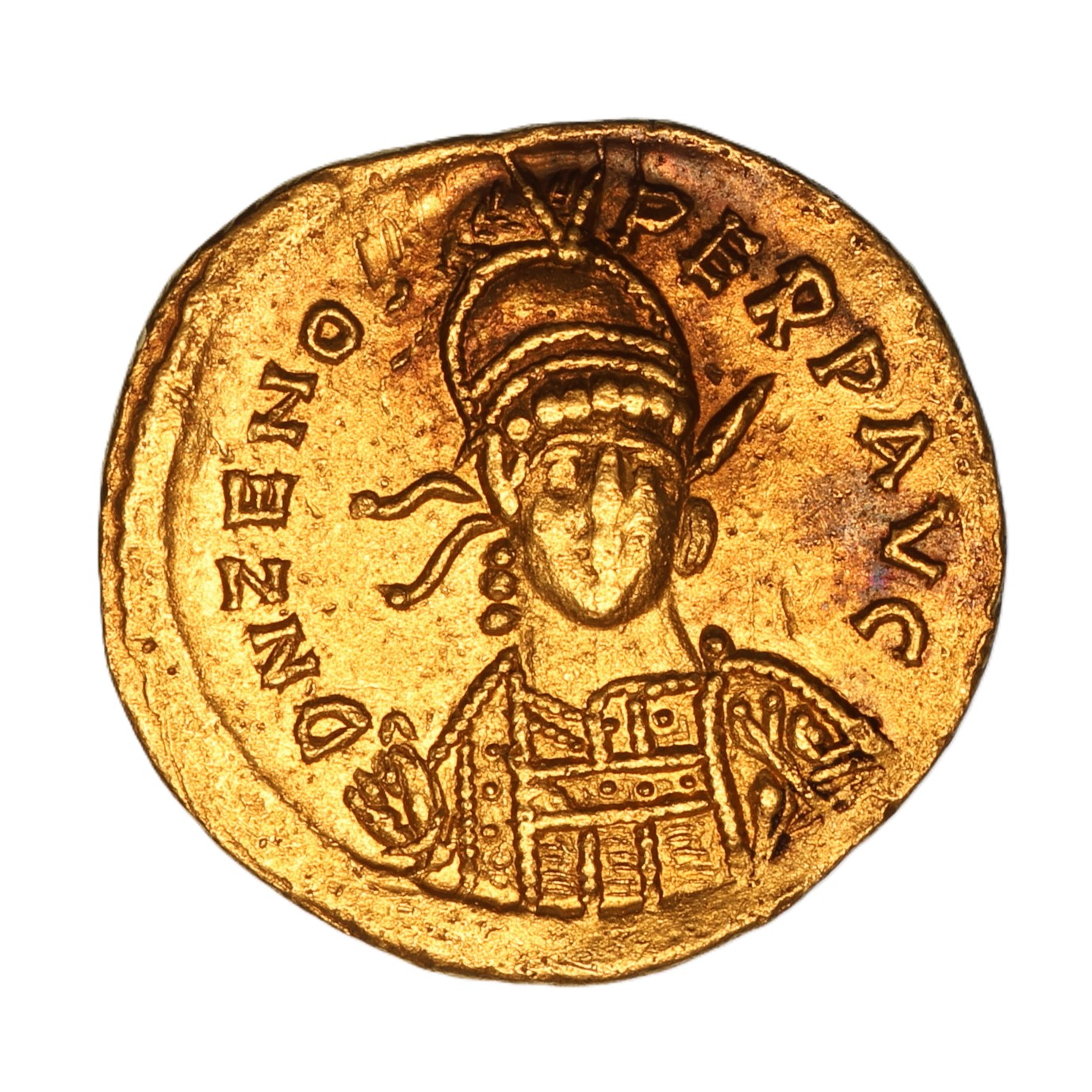 Zeno AD 476-491 Gold Solidus Constantinople