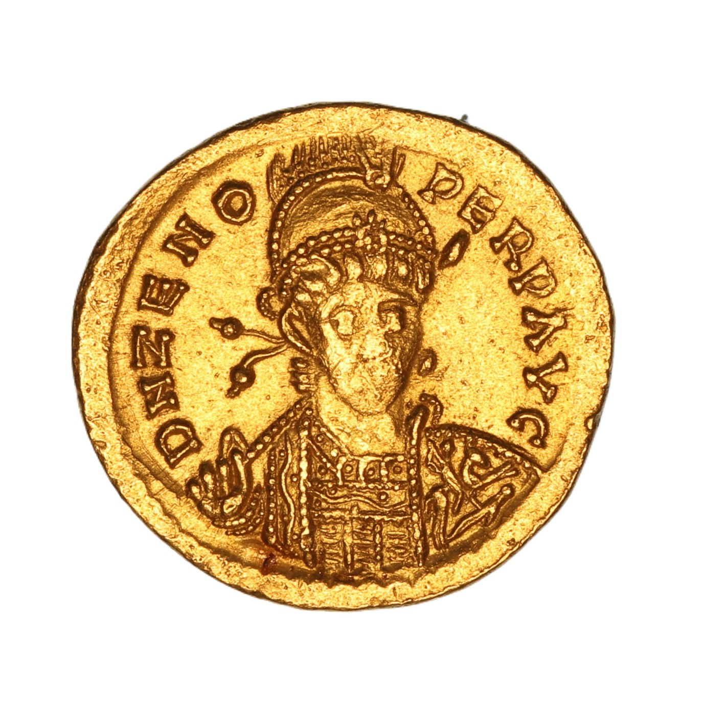 Zeno AD 476-491 Gold Solidus Constantinople