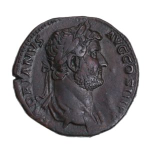 Hadrian AD 117-138 Bronze Sestertius Rome