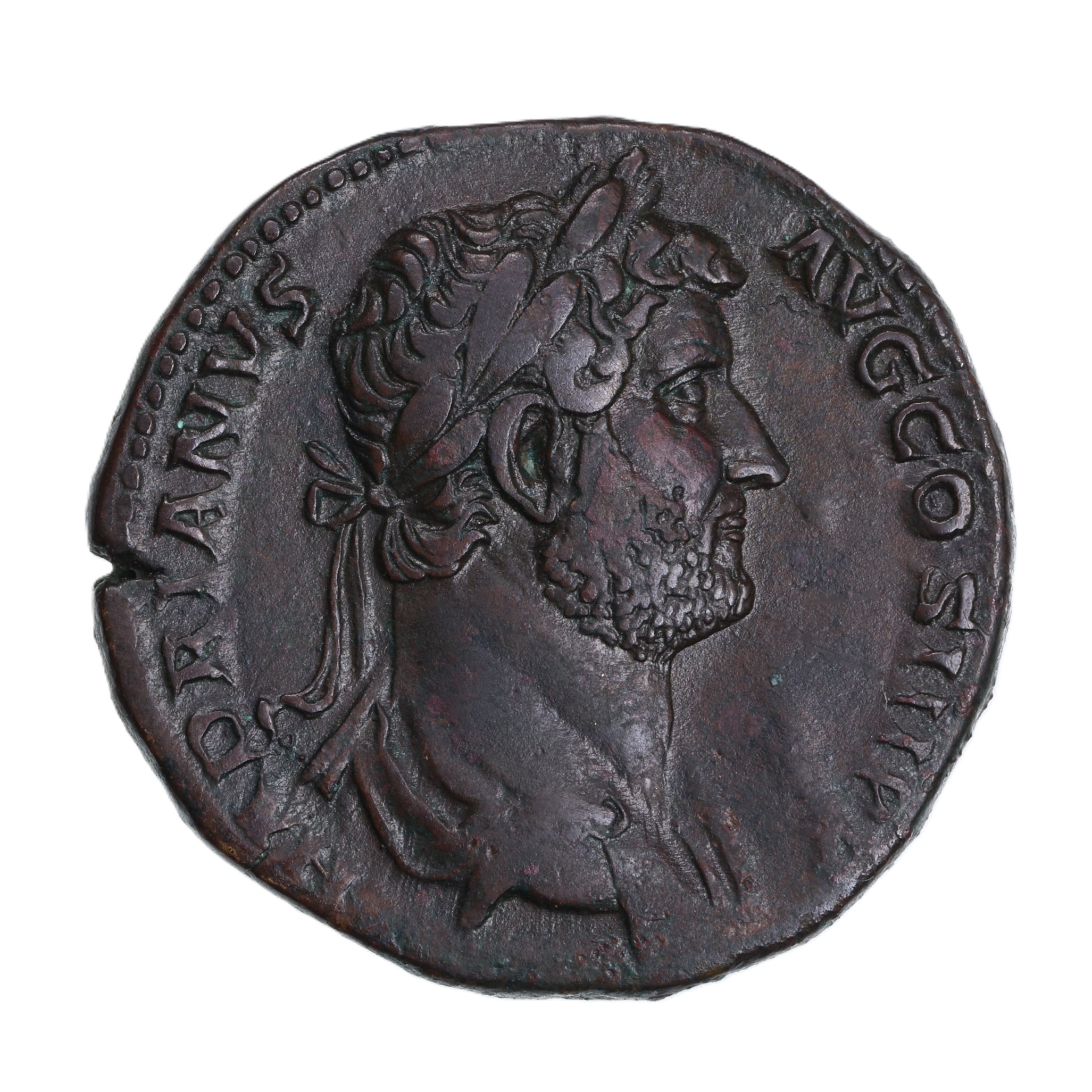 Hadrian AD 117-138 Bronze Sestertius Rome