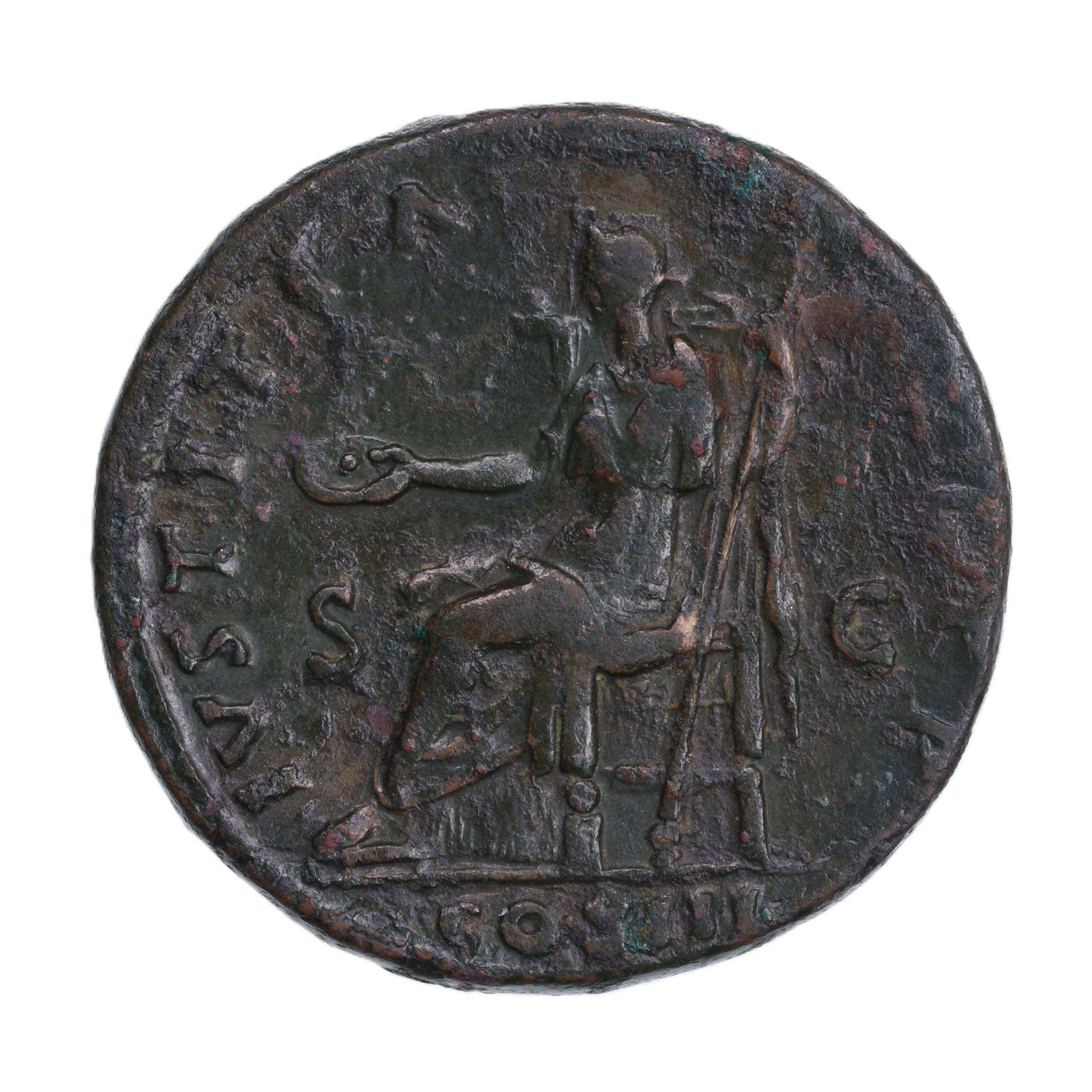 Hadrian AD 117-138 Bronze Sestertius Rome - Image 2
