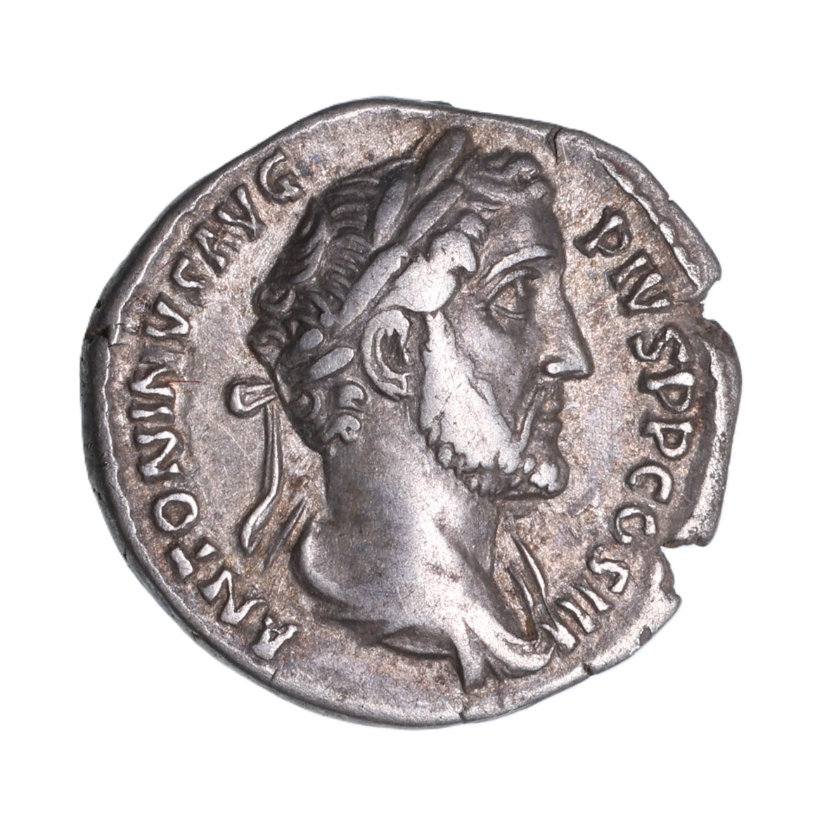 Antoninus Pius AD 138-161 Silver Denarius Rome