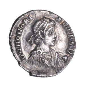 Honorius AD 393-423 Silver Siliqua Milan