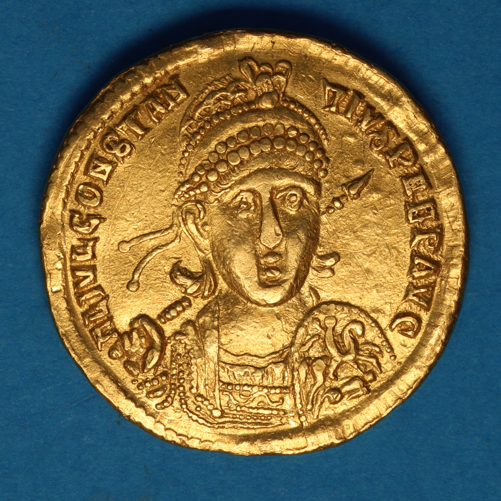 Constantius II AD 337-361 Gold Solidus Antioch - Image 3