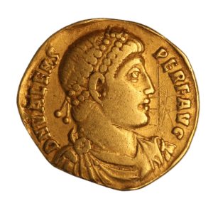 Valens AD 364-378 Gold Solidus Antioch