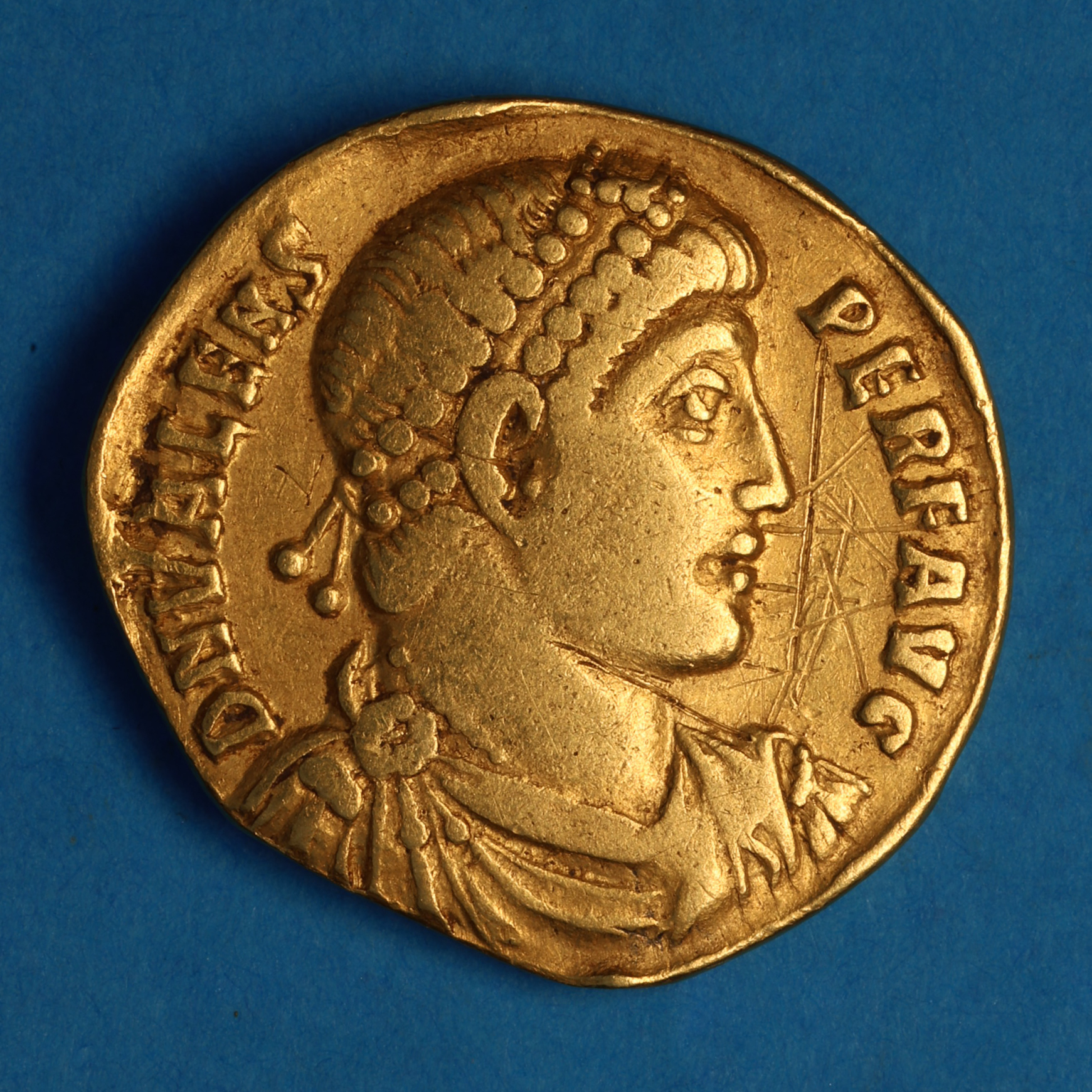 Valens AD 364-378 Gold Solidus Antioch - Image 3