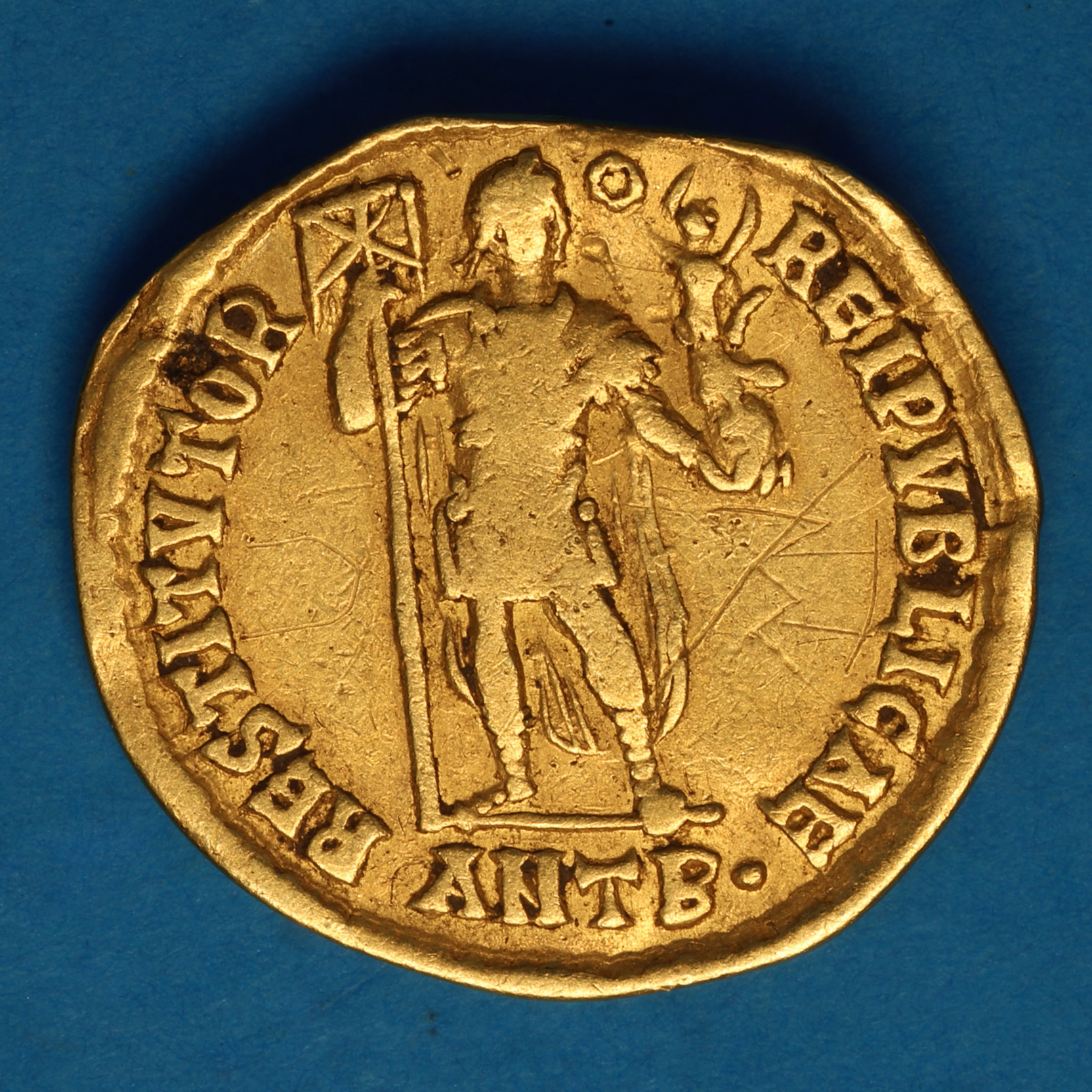 Valens AD 364-378 Gold Solidus Antioch - Image 4
