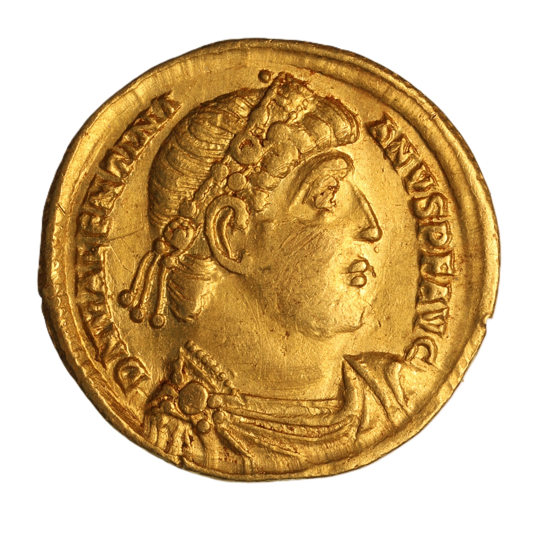 Valentinian AD 364-375 Gold Solidus Nicomedia