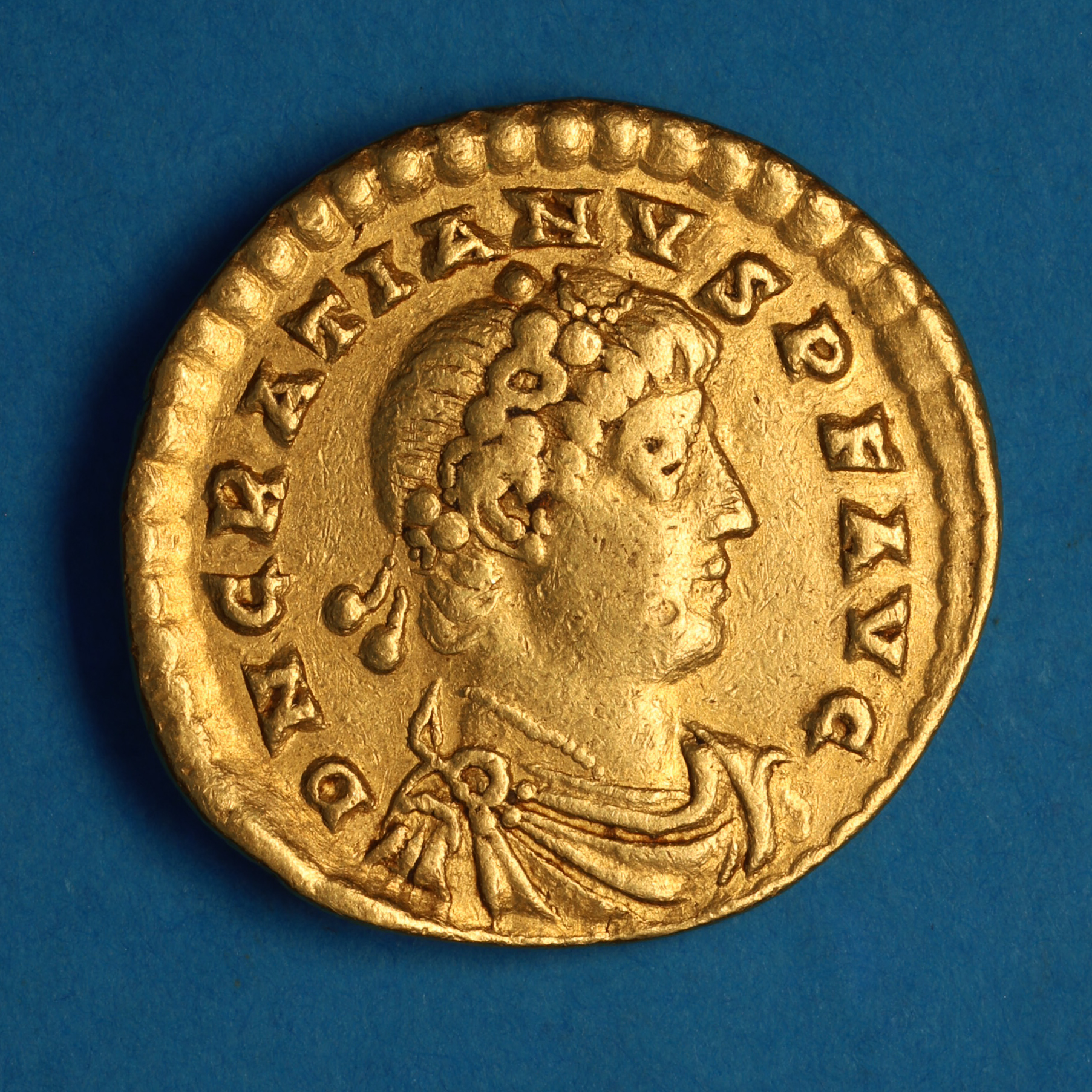 Gratian AD 367-383 Gold Solidus Trier - Image 3