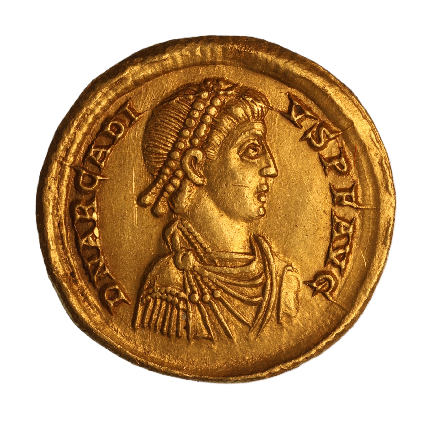 Arcadius AD 383-408 Gold Solidus Milan