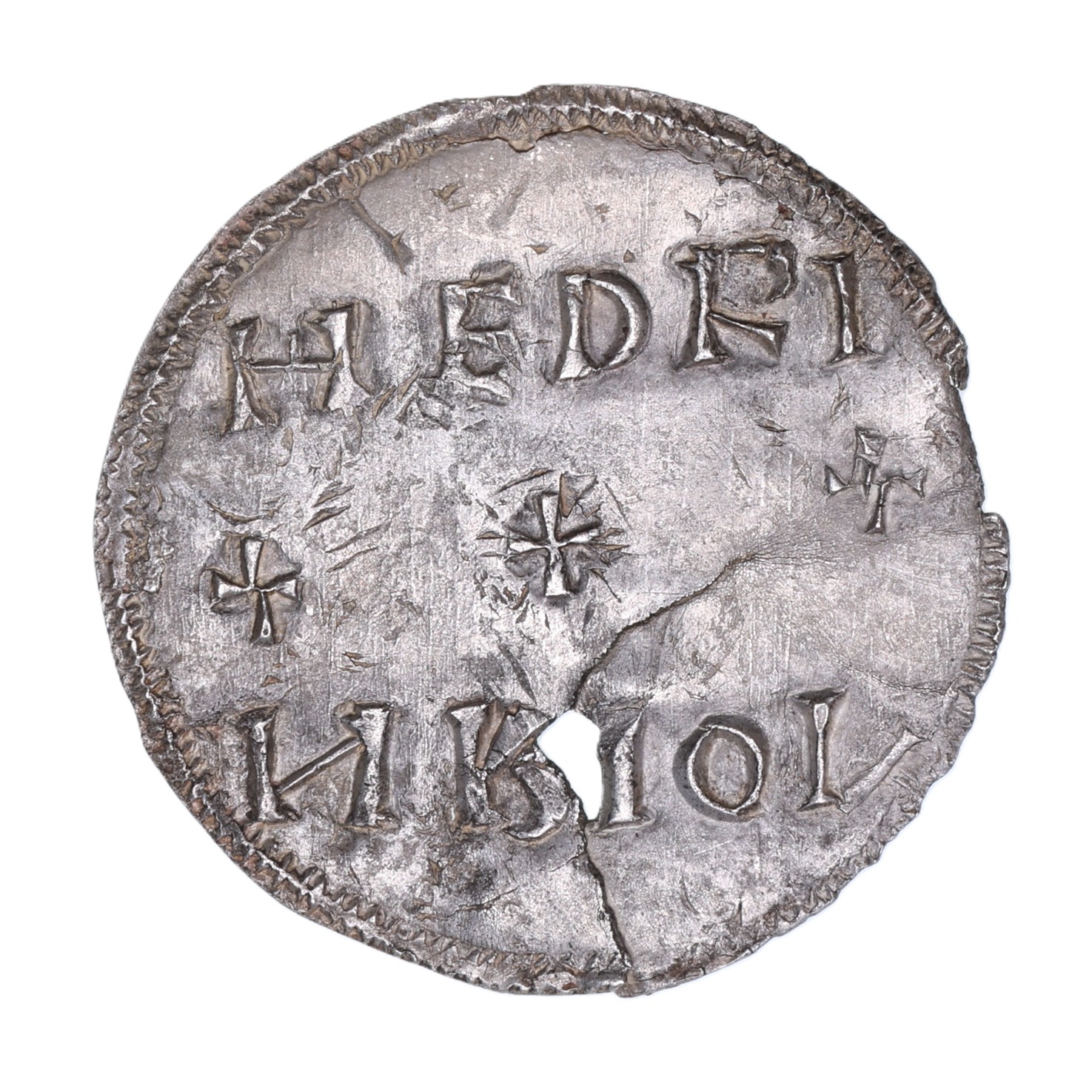 Kings of Wessex Edward the Elder AD 899-924 Silver Penny East Anglian Style Portrait *Rare* ex Quidenham Hoard - Image 2