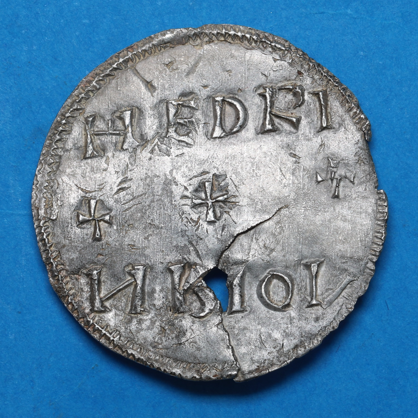 Kings of Wessex Edward the Elder AD 899-924 Silver Penny East Anglian Style Portrait *Rare* ex Quidenham Hoard - Image 4