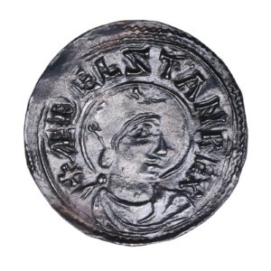 Aethelstan AD 924-939 Silver Penny Crowned bust type - London *Rare*