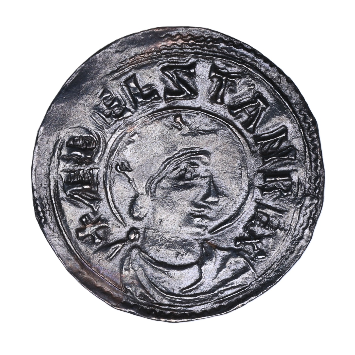 Aethelstan AD 924-939 Silver Penny Crowned bust type - London *Rare*