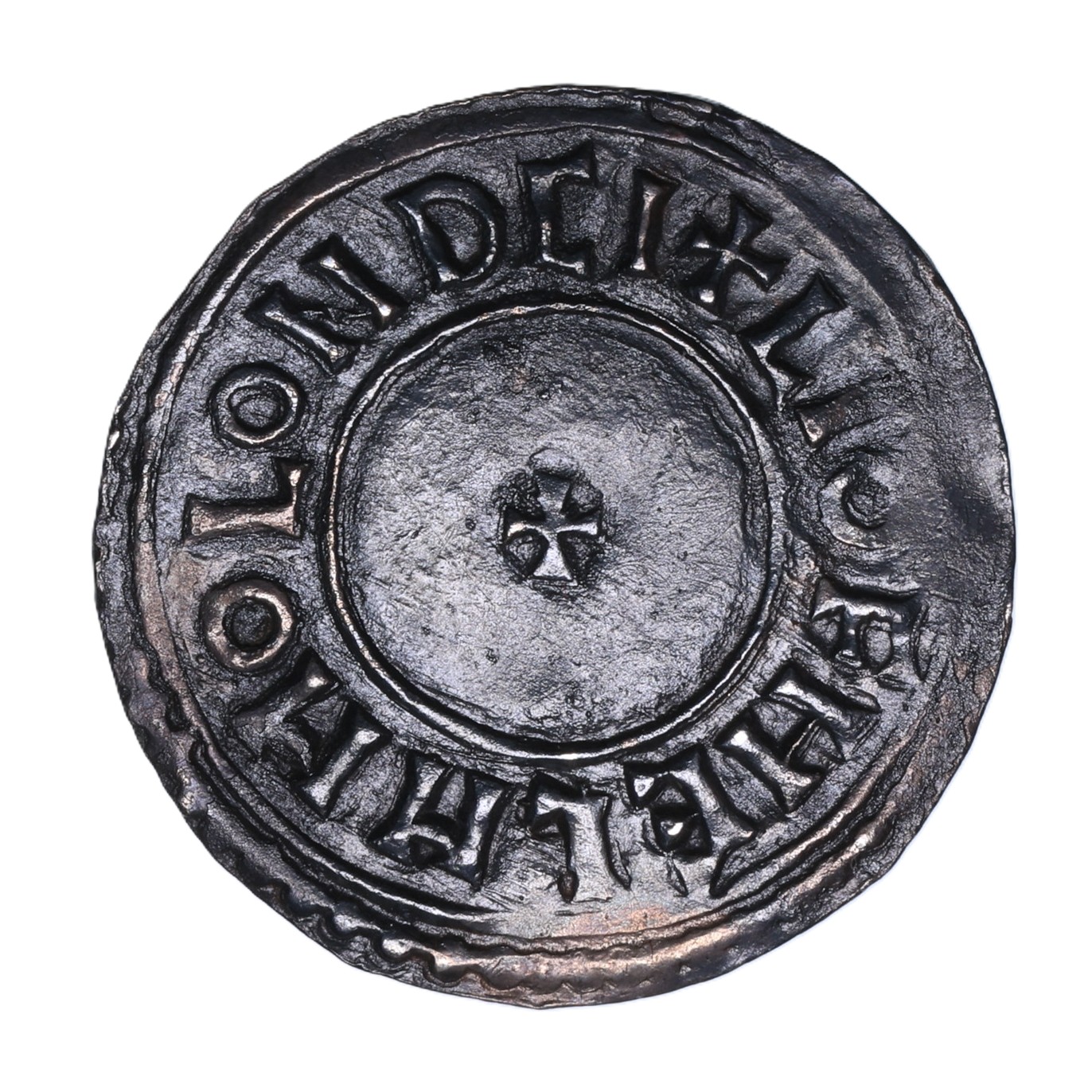 Aethelstan AD 924-939 Silver Penny Crowned bust type - London *Rare* - Image 2