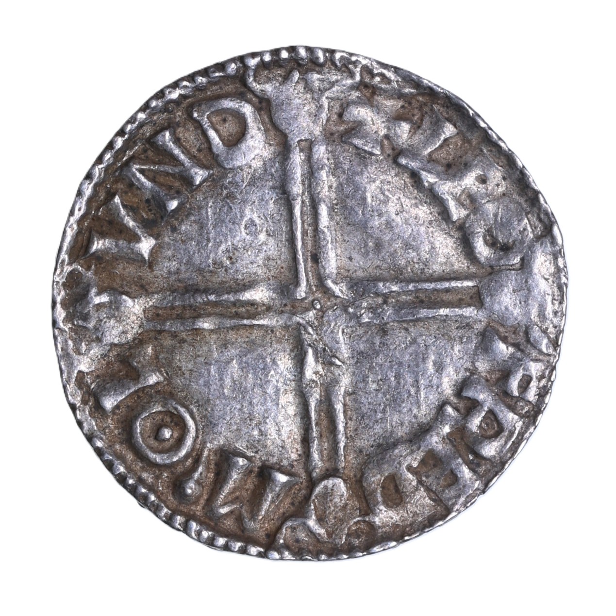 Aethelred II AD 978-1016 Silver Penny Long Cross Type London - Image 2