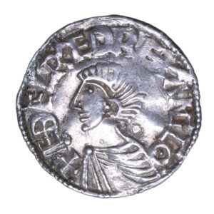 Aethelred II AD 978-1016 Silver Penny Long Cross Type London
