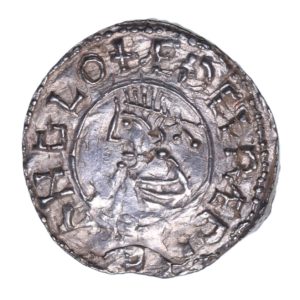 Aethelred II AD 978-1016 Silver Penny Last Small Cross Winchester