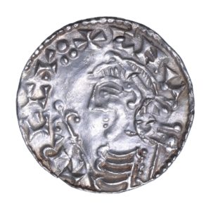 Cnut AD 1016-1035 Silver Penny Short Cross Type Lincoln *Rare*